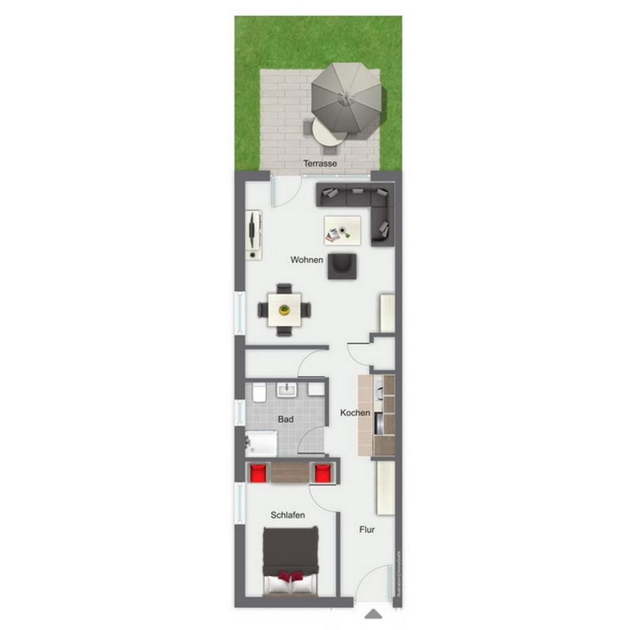 Feriendorf Papillon Wohnung 10-1 Boltenhagen  Luaran gambar
